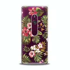 Lex Altern TPU Silicone Sony Xperia Case Tropical Pattern