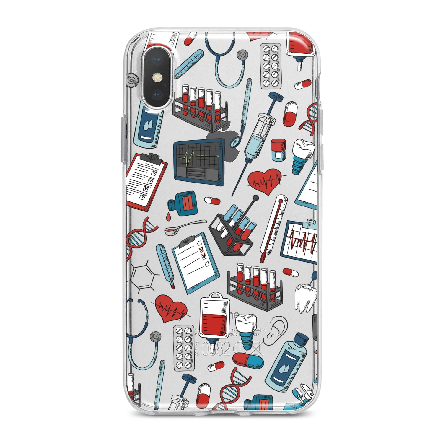 Lex Altern Medical Pattern Phone Case for your iPhone & Android phone.
