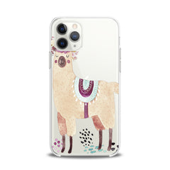 Lex Altern TPU Silicone iPhone Case Pink Llama