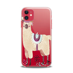 Lex Altern TPU Silicone iPhone Case Pink Llama
