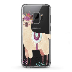 Lex Altern TPU Silicone Samsung Galaxy Case Pink Llama