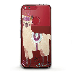Lex Altern TPU Silicone Phone Case Pink Llama