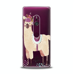 Lex Altern TPU Silicone Sony Xperia Case Pink Llama