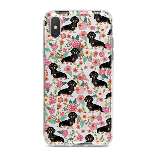 Lex Altern Basset In Flowers Phone Case for your iPhone & Android phone.
