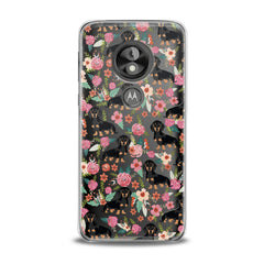 Lex Altern TPU Silicone Motorola Case Basset in Flowers