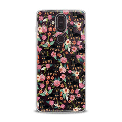 Lex Altern TPU Silicone Nokia Case Basset in Flowers