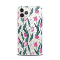 Lex Altern TPU Silicone iPhone Case Gentle Pink Tulips