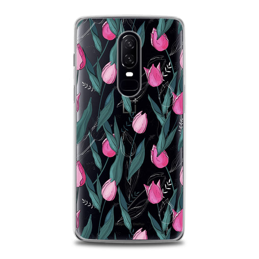 Lex Altern Gentle Pink Tulips OnePlus Case