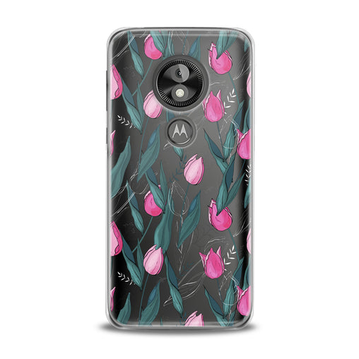 Lex Altern Gentle Pink Tulips Motorola Case