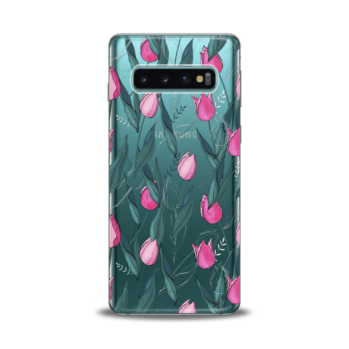 Lex Altern Gentle Pink Tulips Samsung Galaxy Case