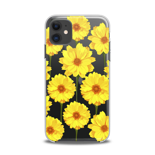 Lex Altern TPU Silicone iPhone Case Bright Yellow Daisies