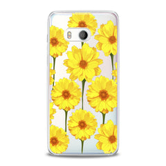 Lex Altern TPU Silicone HTC Case Bright Yellow Daisies