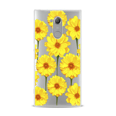 Lex Altern TPU Silicone Sony Xperia Case Bright Yellow Daisies