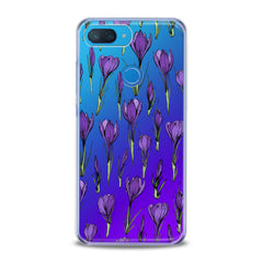 Lex Altern TPU Silicone Xiaomi Redmi Mi Case Purple Flower Buds