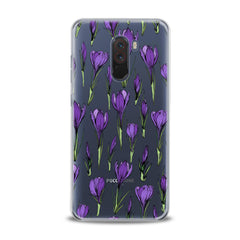 Lex Altern TPU Silicone Xiaomi Redmi Mi Case Purple Flower Buds