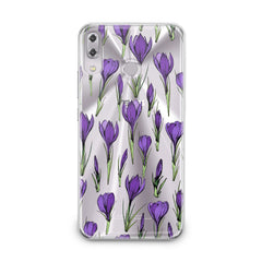 Lex Altern TPU Silicone Asus Zenfone Case Purple Flower Buds
