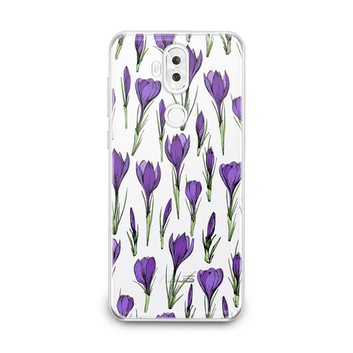 Lex Altern Purple Flower Buds Asus Zenfone Case