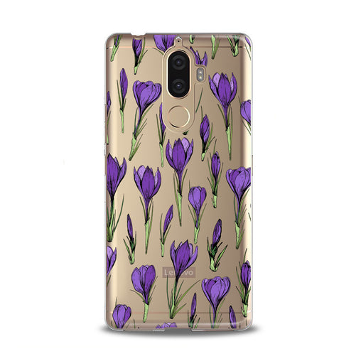 Lex Altern Purple Flower Buds Lenovo Case