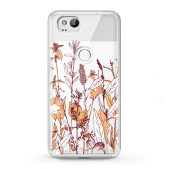 Lex Altern TPU Silicone Google Pixel Case Autumn Wildflowers