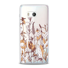 Lex Altern TPU Silicone HTC Case Autumn Wildflowers