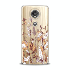 Lex Altern TPU Silicone Motorola Case Autumn Wildflowers