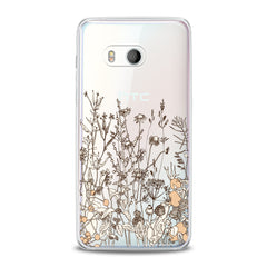 Lex Altern TPU Silicone HTC Case Autumn Wildflowers Art