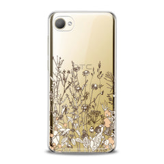 Lex Altern TPU Silicone HTC Case Autumn Wildflowers Art