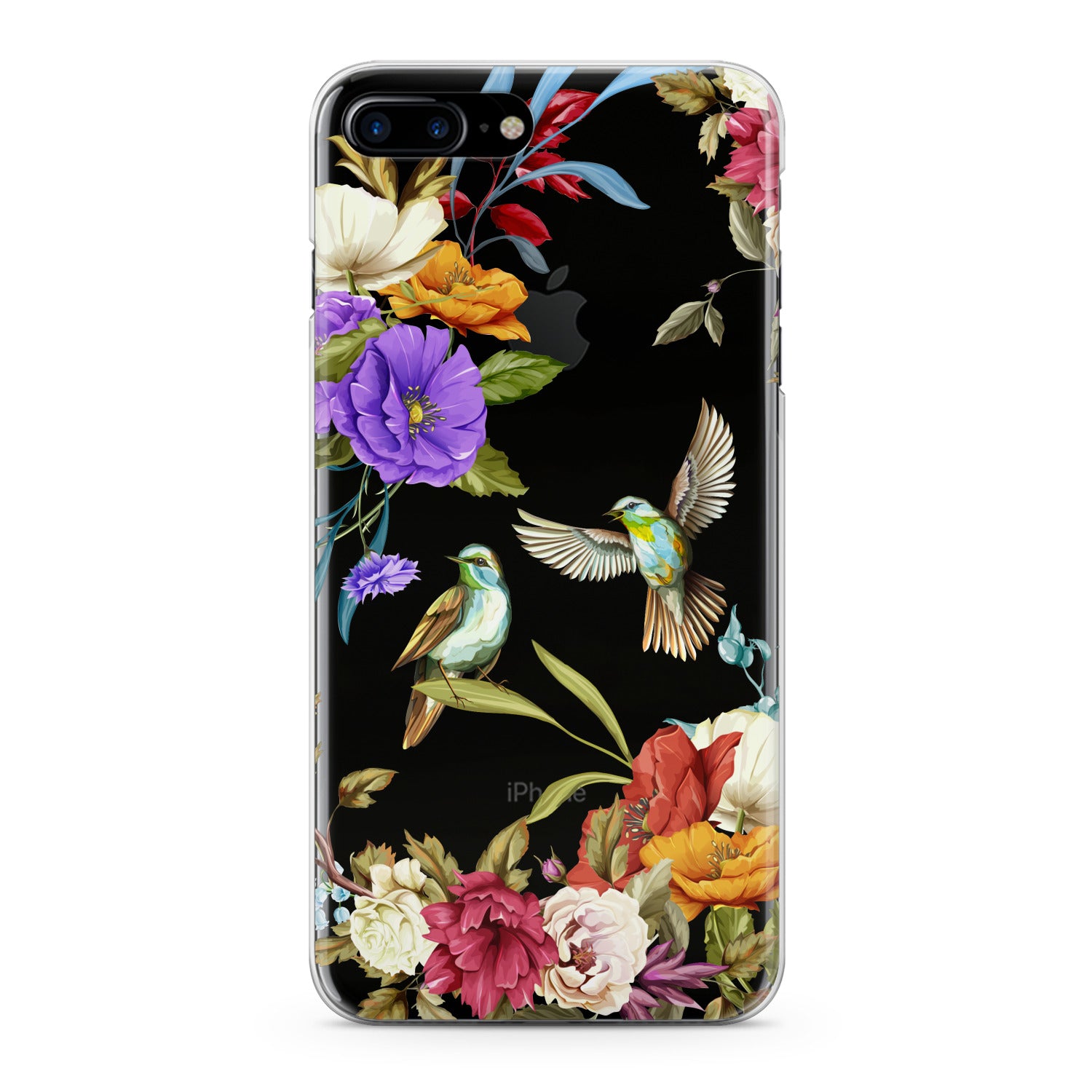 Lex Altern Birdie Floral Print Phone Case for your iPhone & Android phone.
