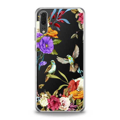 Lex Altern Birdie Floral Print Huawei Honor Case
