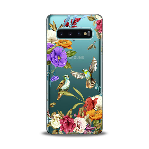 Lex Altern Birdie Floral Print Samsung Galaxy Case