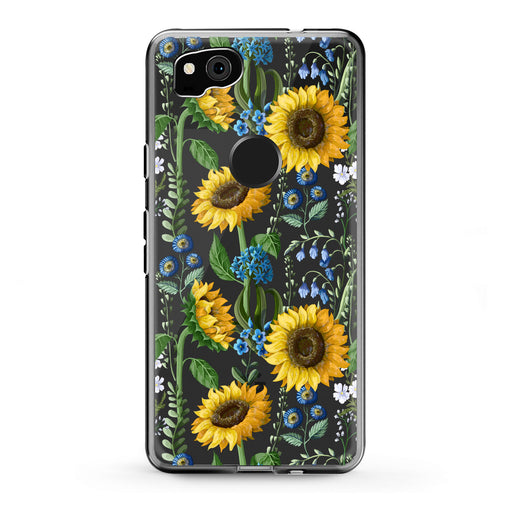 Lex Altern Google Pixel Case Juicy Sunflower Print