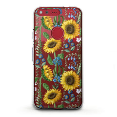 Lex Altern TPU Silicone Phone Case Juicy Sunflower Print