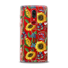 Lex Altern TPU Silicone OnePlus Case Juicy Sunflower Print