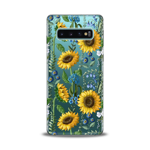 Lex Altern Juicy Sunflower Print Samsung Galaxy Case
