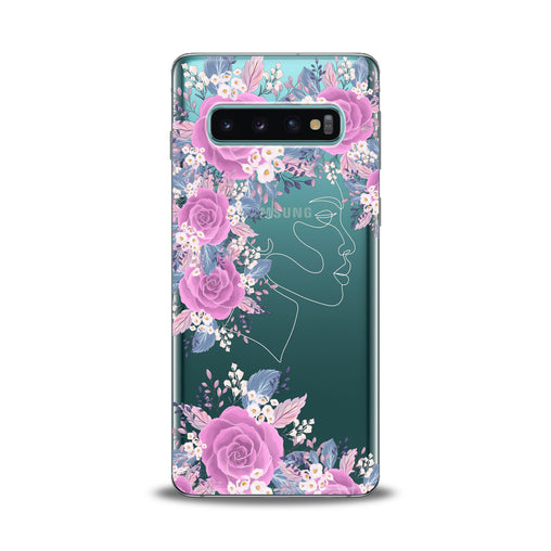 Lex Altern Floral Feminine Portrait Samsung Galaxy Case