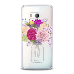 Lex Altern TPU Silicone HTC Case Cute Floral Bottle