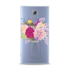 Lex Altern TPU Silicone Sony Xperia Case Cute Floral Bottle