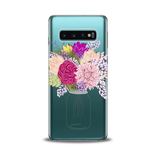 Lex Altern Cute Floral Bottle Samsung Galaxy Case