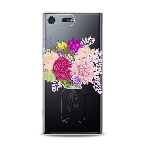 Lex Altern Cute Floral Bottle Sony Xperia Case