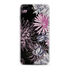 Lex Altern Pink Chrysanthemum Print Phone Case for your iPhone & Android phone.