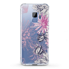 Lex Altern TPU Silicone Phone Case Pink Chrysanthemum Print