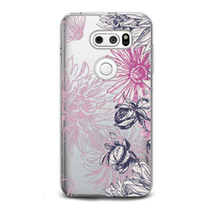 Lex Altern TPU Silicone LG Case Pink Chrysanthemum Print