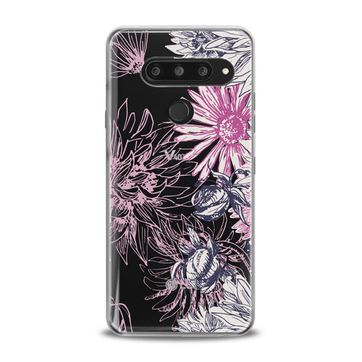 Lex Altern Pink Chrysanthemum Print LG Case