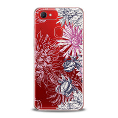 Lex Altern TPU Silicone Oppo Case Pink Chrysanthemum Print