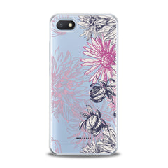 Lex Altern TPU Silicone Xiaomi Redmi Mi Case Pink Chrysanthemum Print