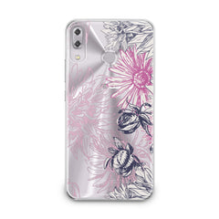 Lex Altern TPU Silicone Asus Zenfone Case Pink Chrysanthemum Print