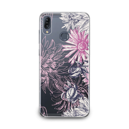 Lex Altern Pink Chrysanthemum Print Asus Zenfone Case