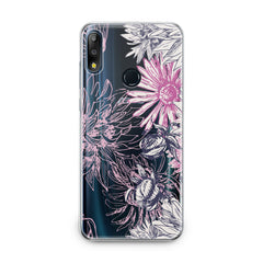 Lex Altern TPU Silicone Asus Zenfone Case Pink Chrysanthemum Print