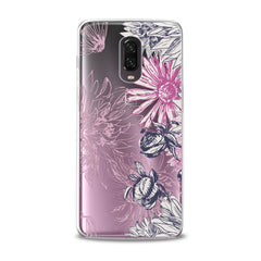 Lex Altern TPU Silicone OnePlus Case Pink Chrysanthemum Print