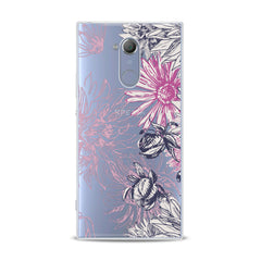Lex Altern TPU Silicone Sony Xperia Case Pink Chrysanthemum Print
